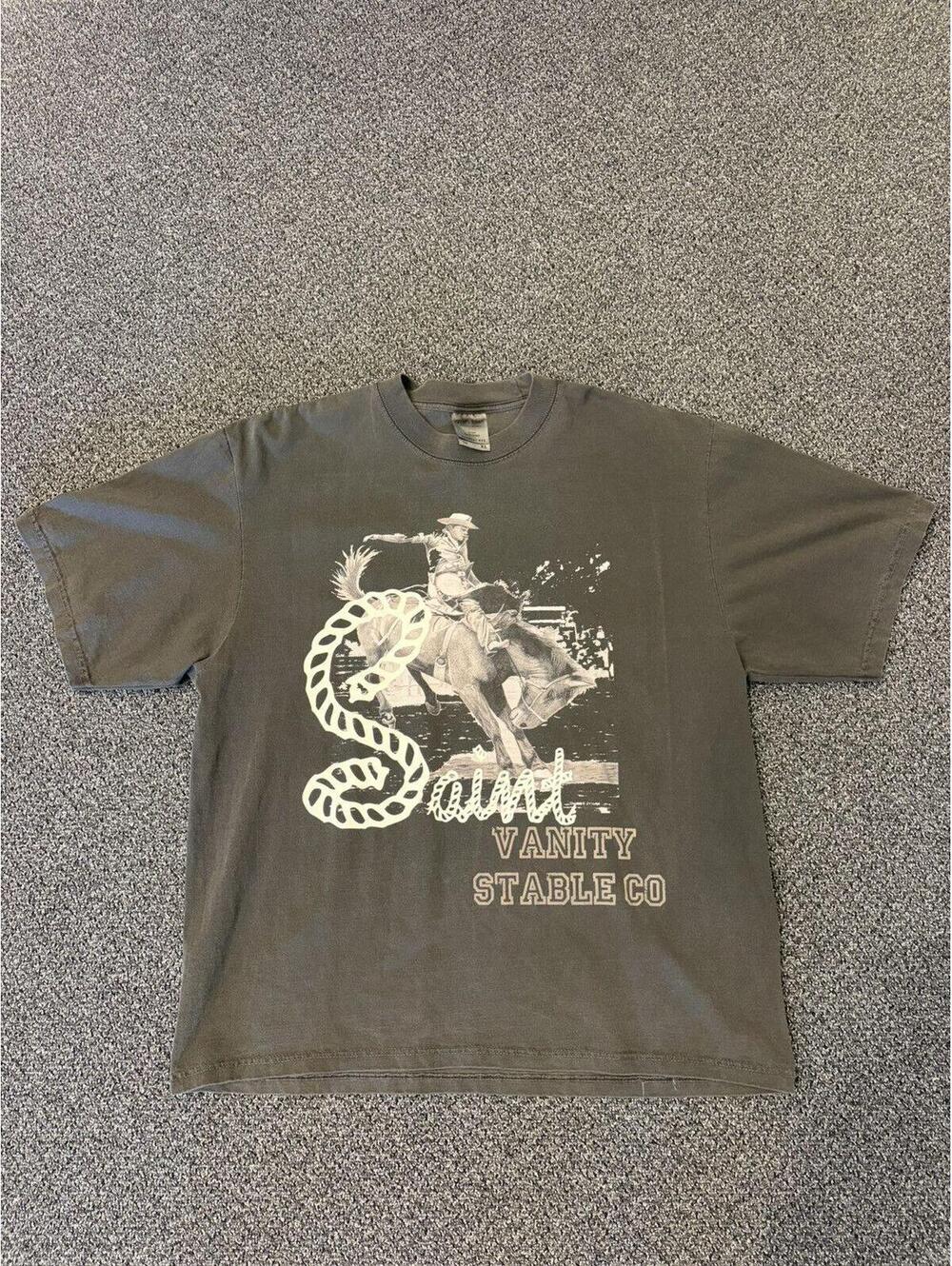 Saint Vanity Stable Tee Washed Grey